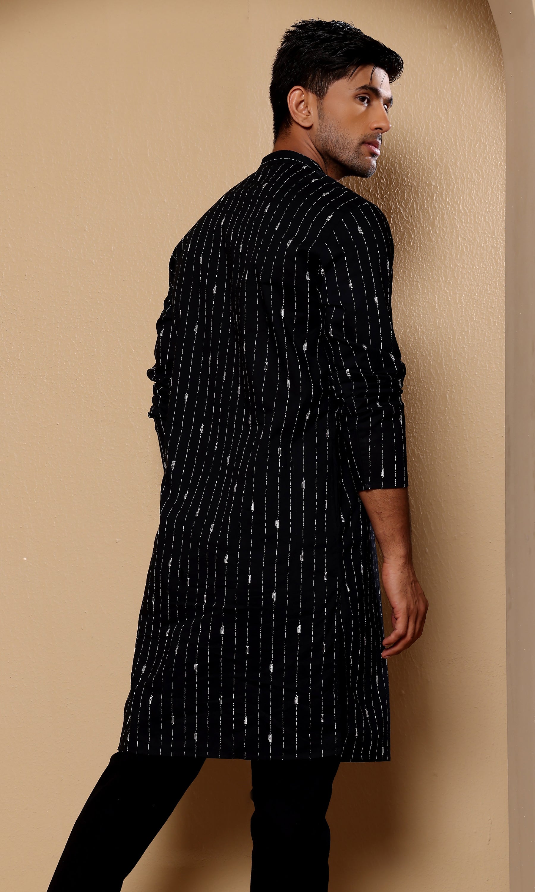 Black Kantha - Printed