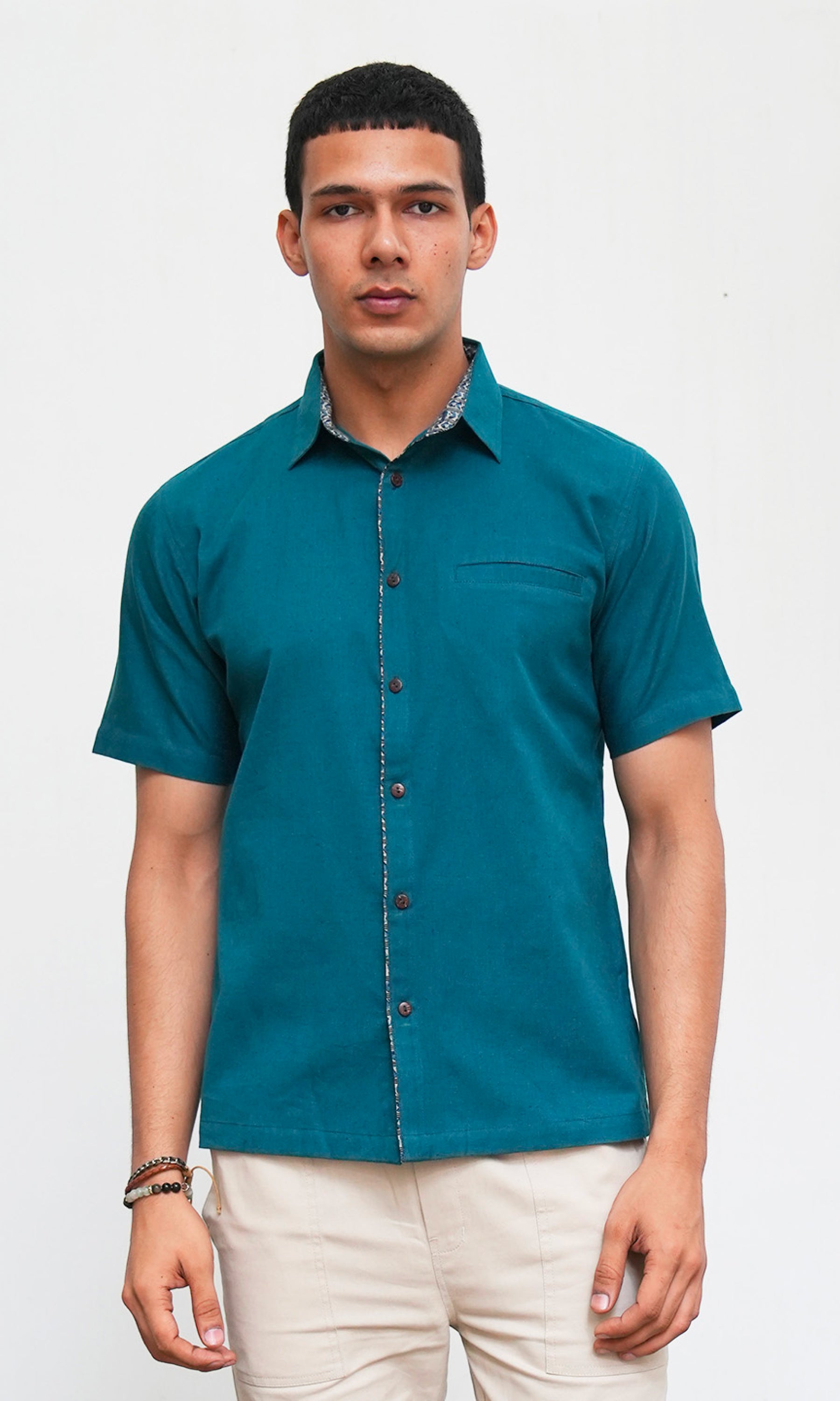 Cecelia - Teal Blue Solid