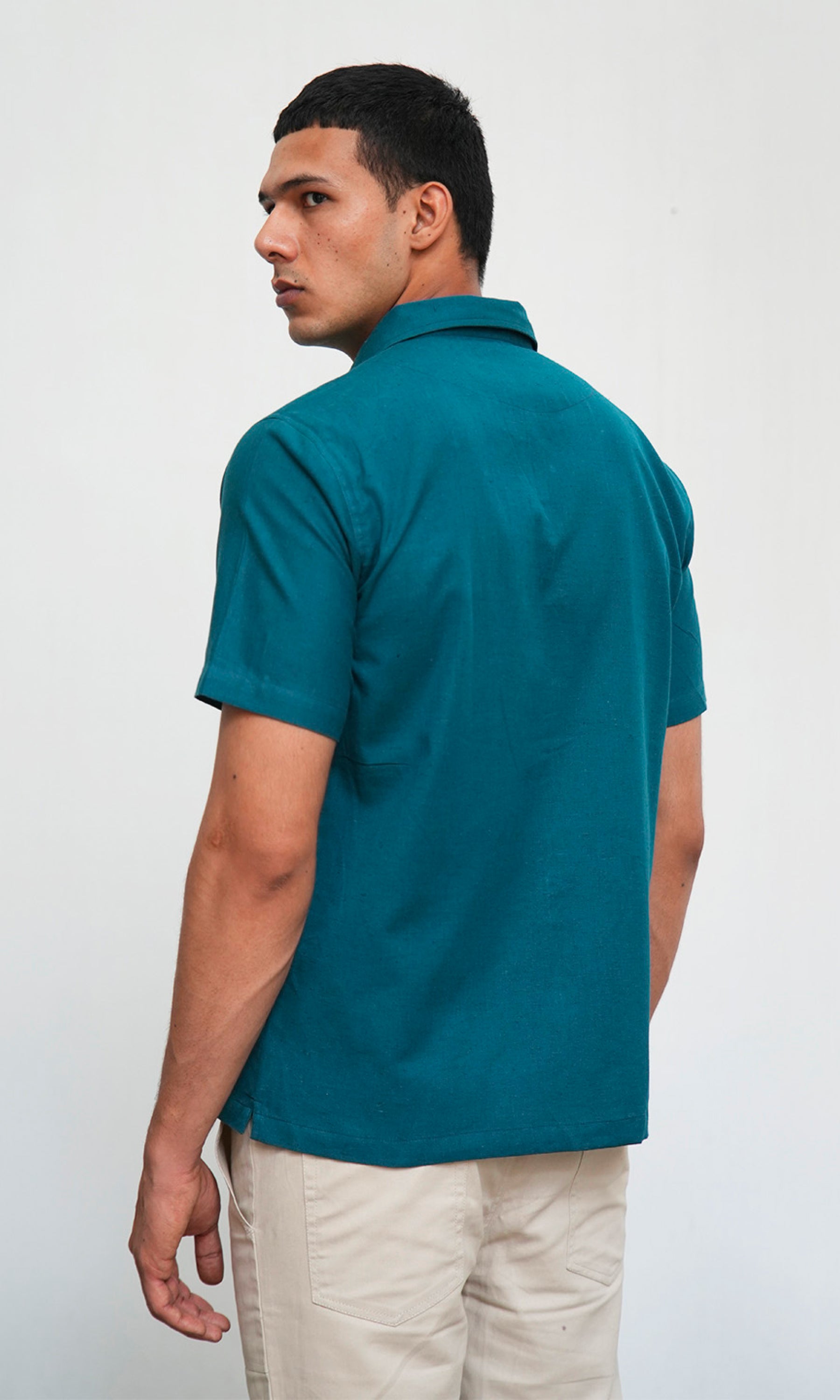 Cecelia - Teal Blue Solid