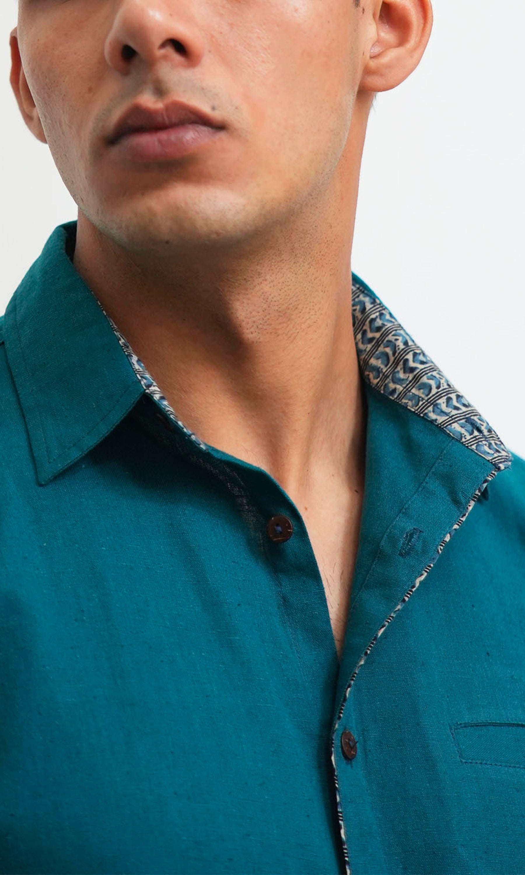 Cecelia - Teal Blue Solid