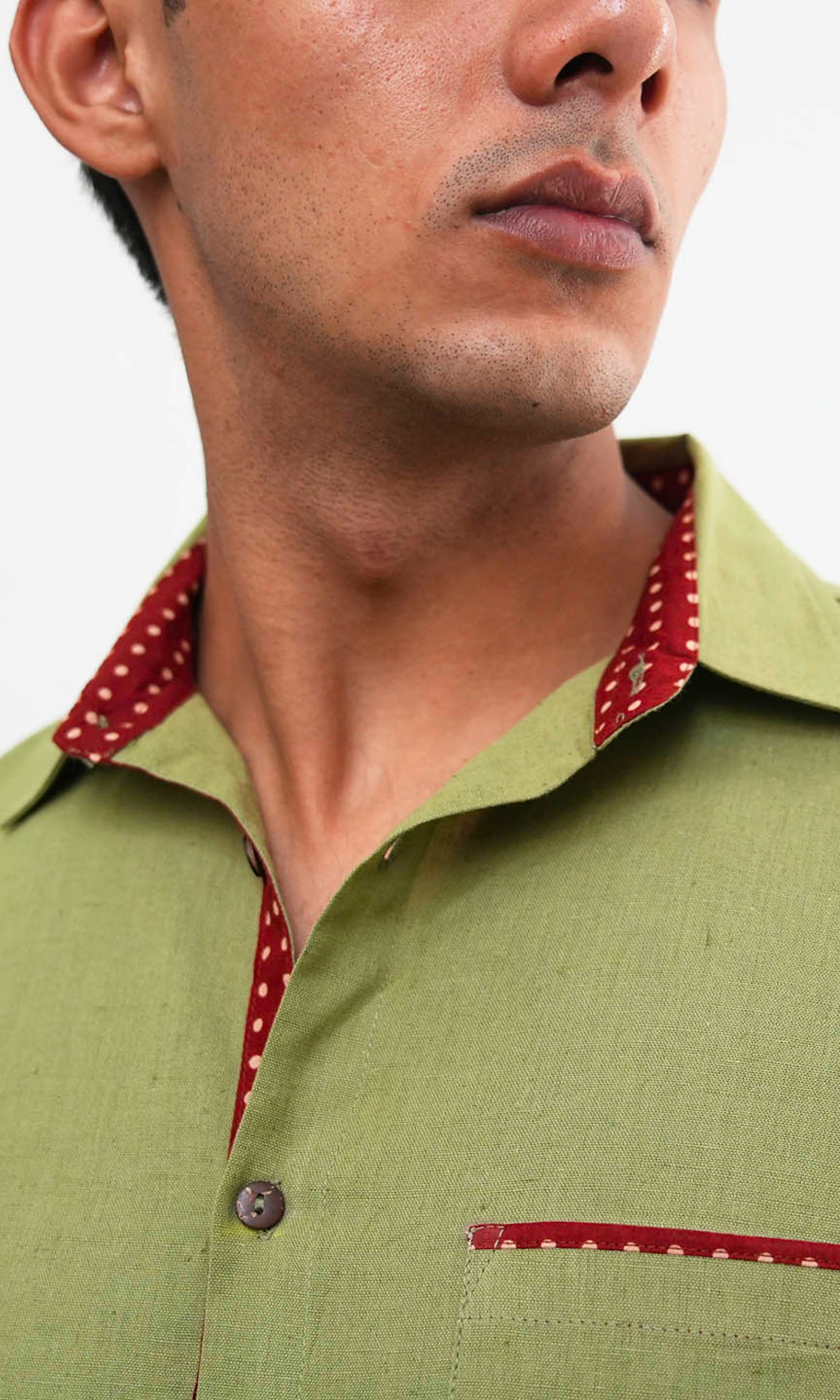 Eirine - Olive Green Solid