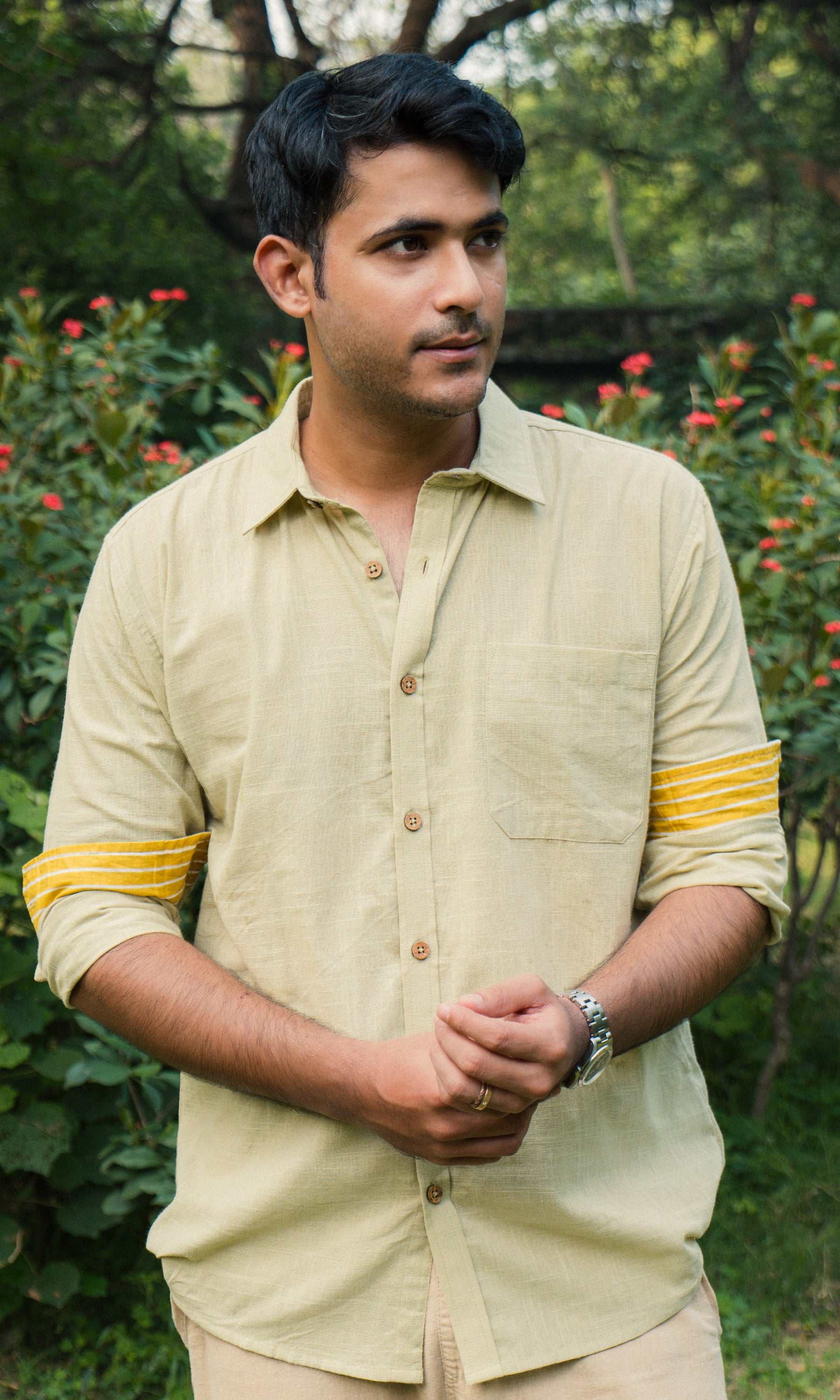 Lemon grass full sleeve shirt