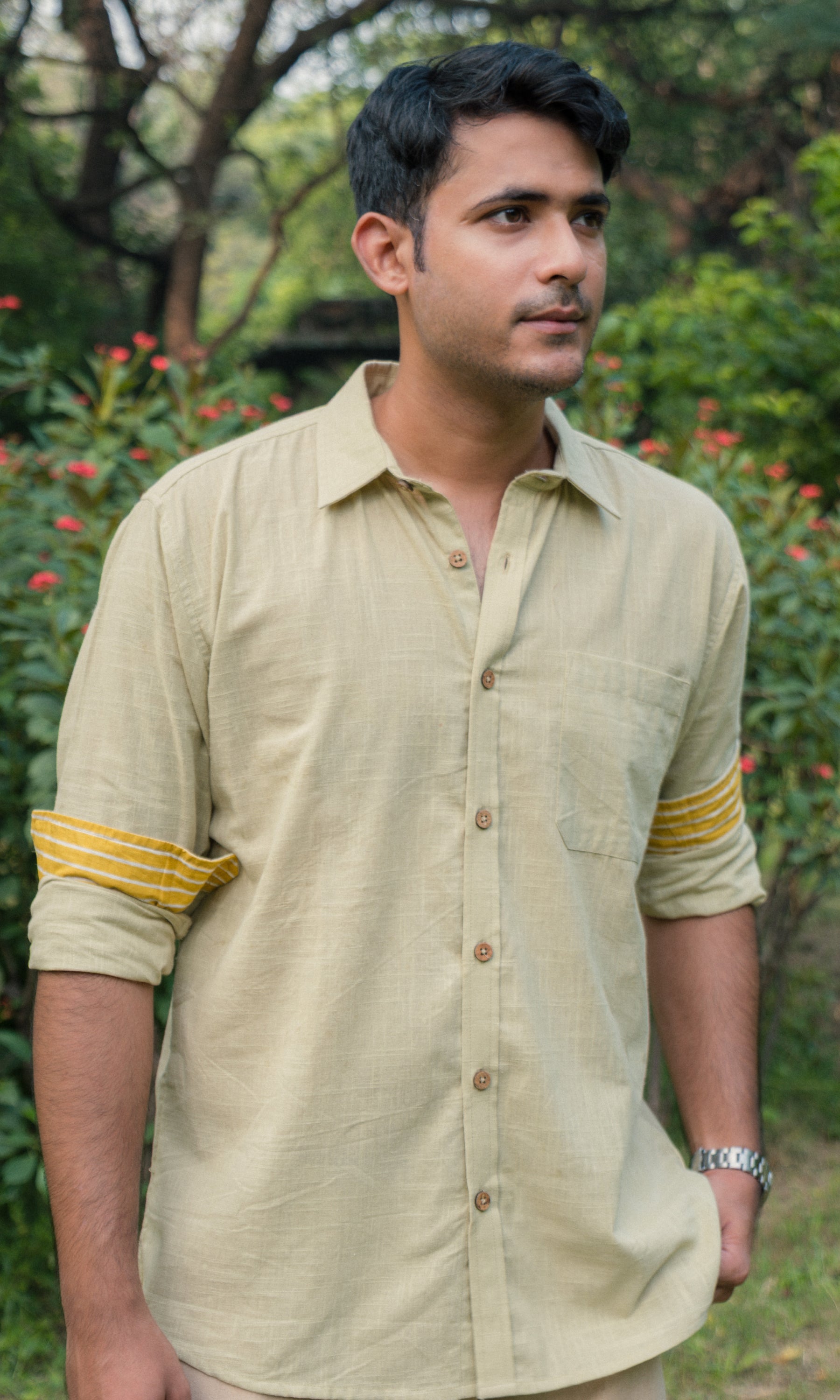 Lemon grass full sleeve shirt