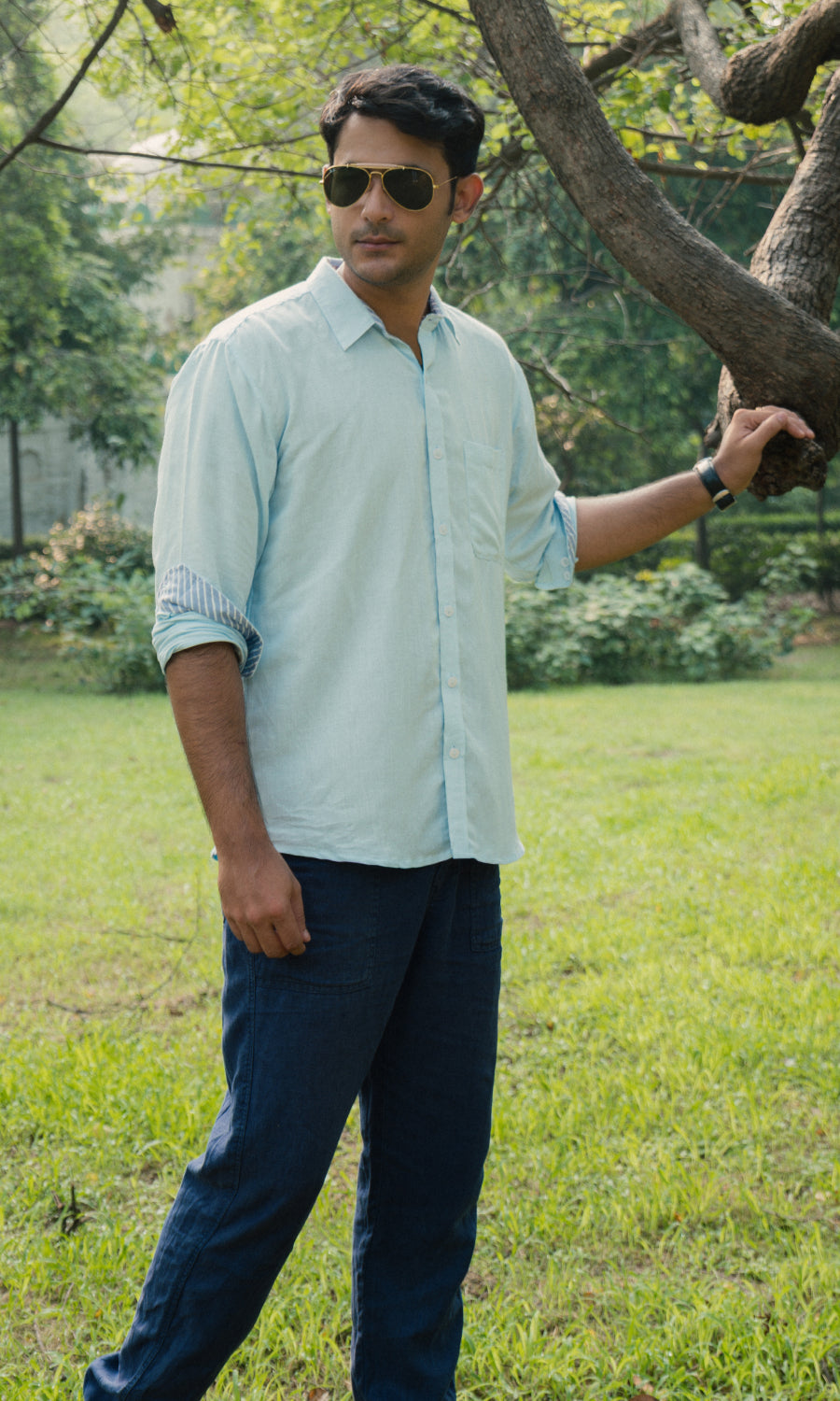 Blue Mist Linen shirt