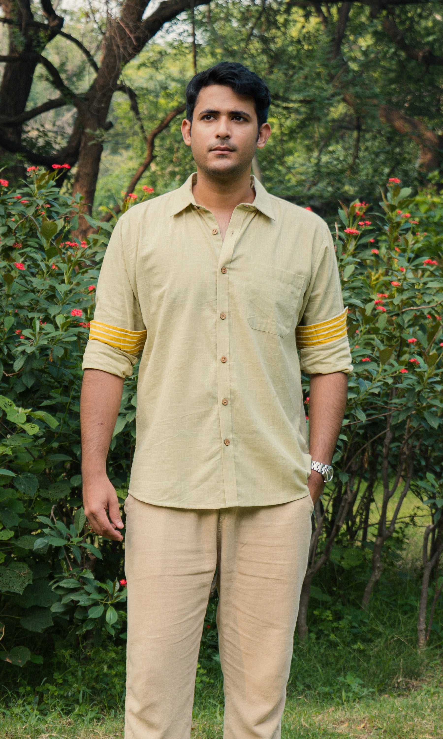 Lemon grass full sleeve shirt