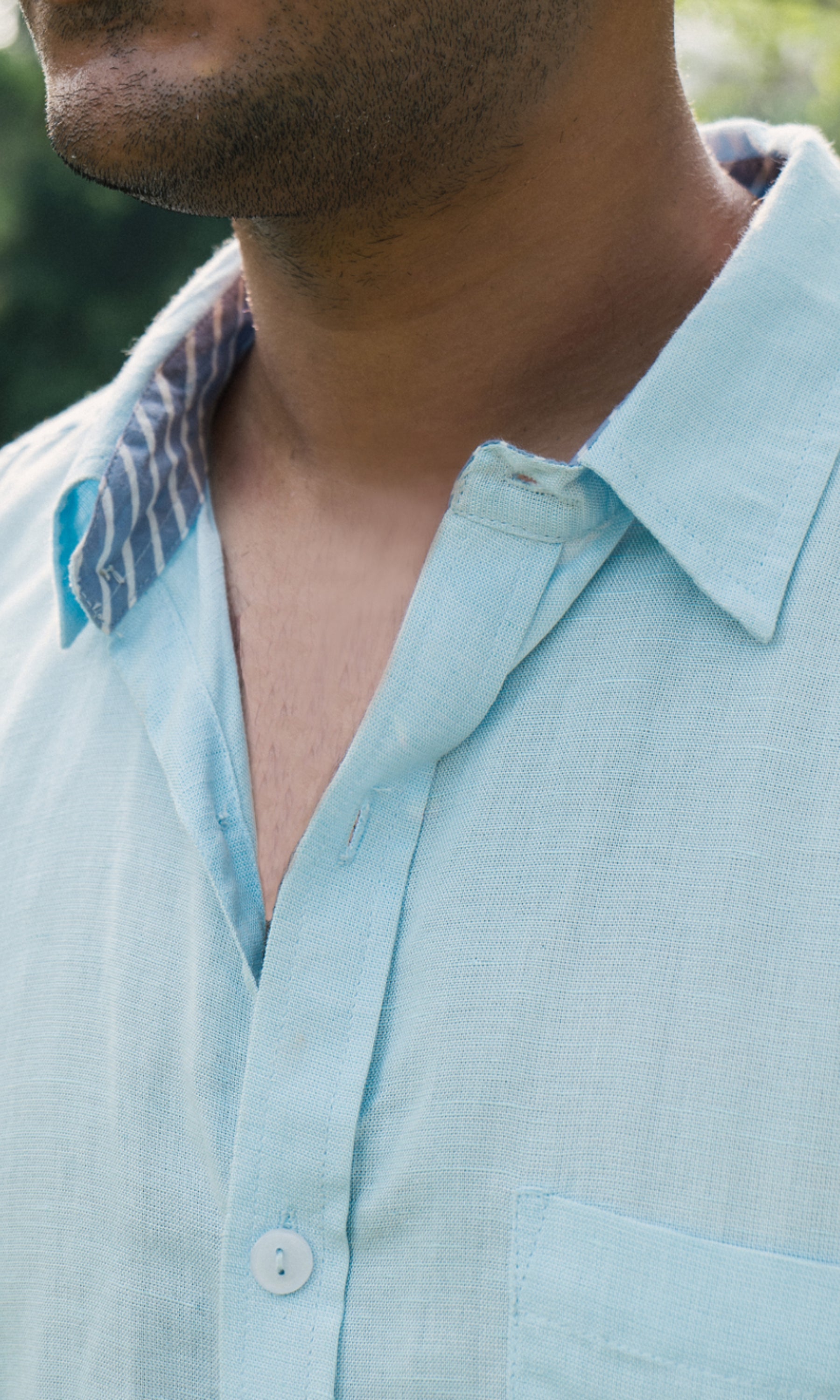 Blue Mist Linen shirt