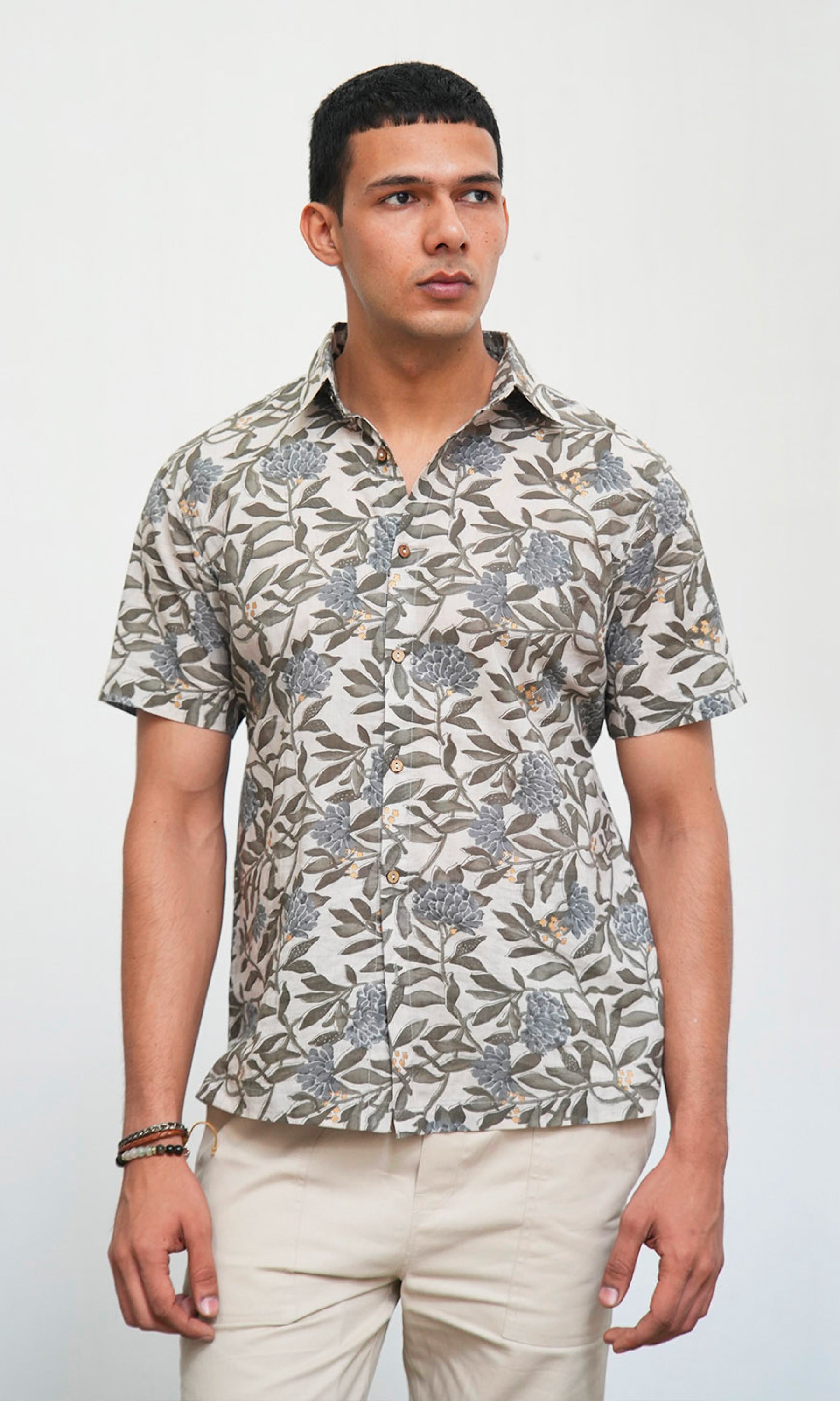 Hydrangea Bloom - Grey Floral