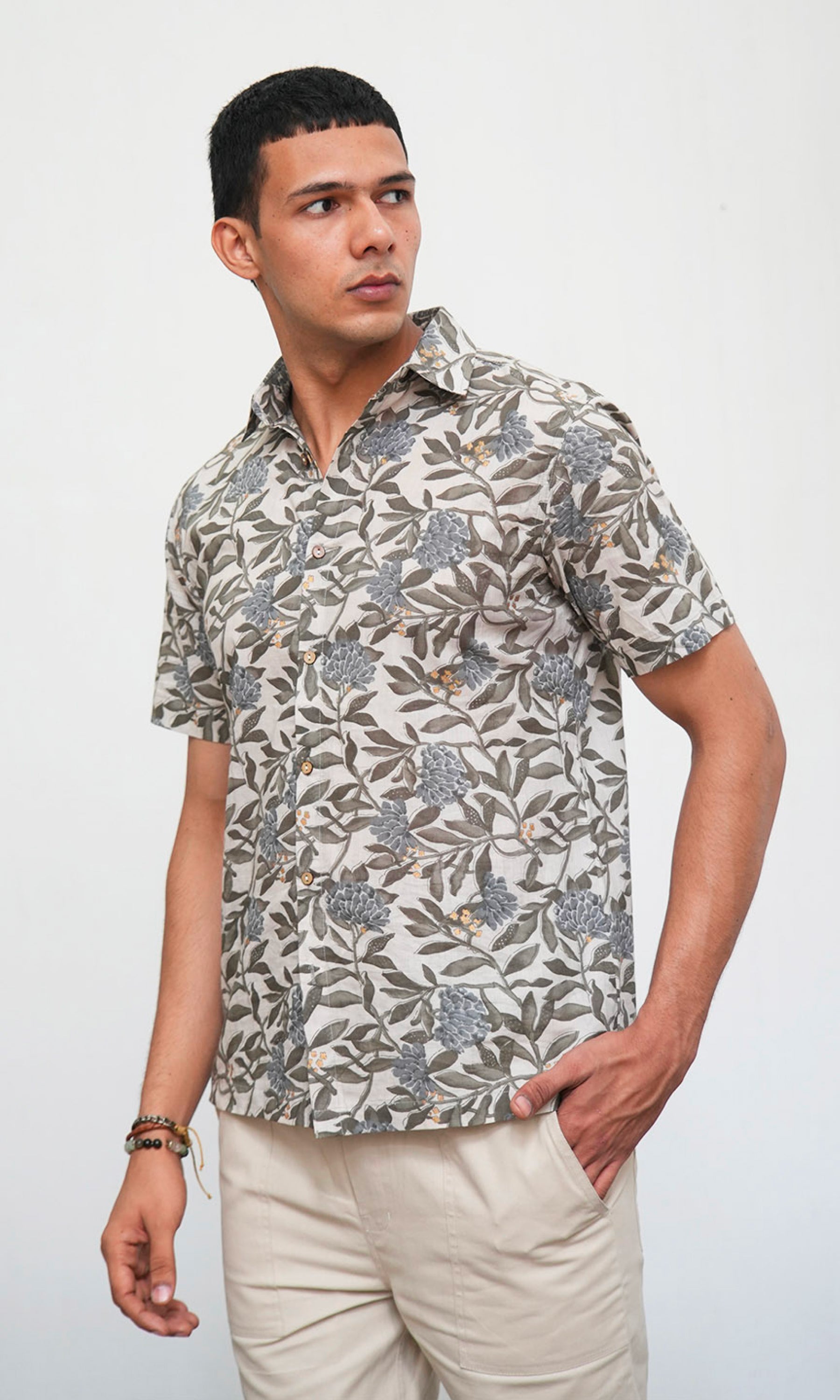 Hydrangea Bloom - Grey Floral