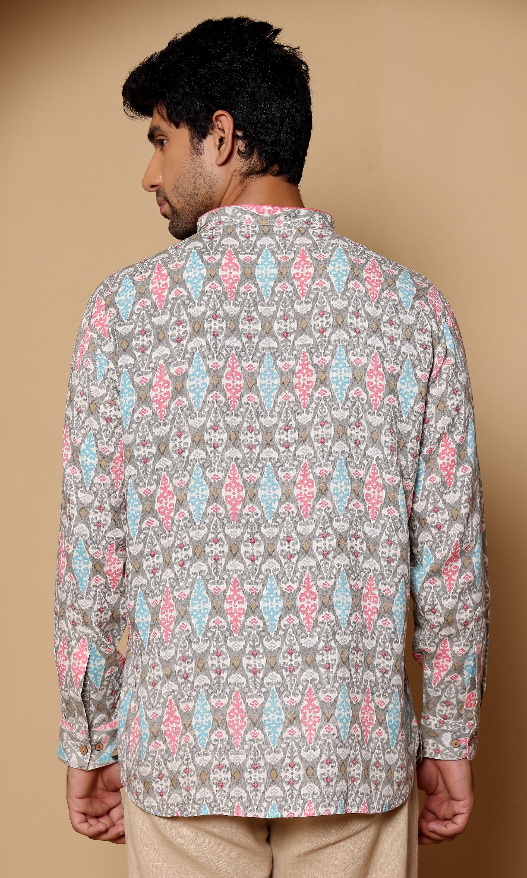 Diamantra Grey- Geometric Print