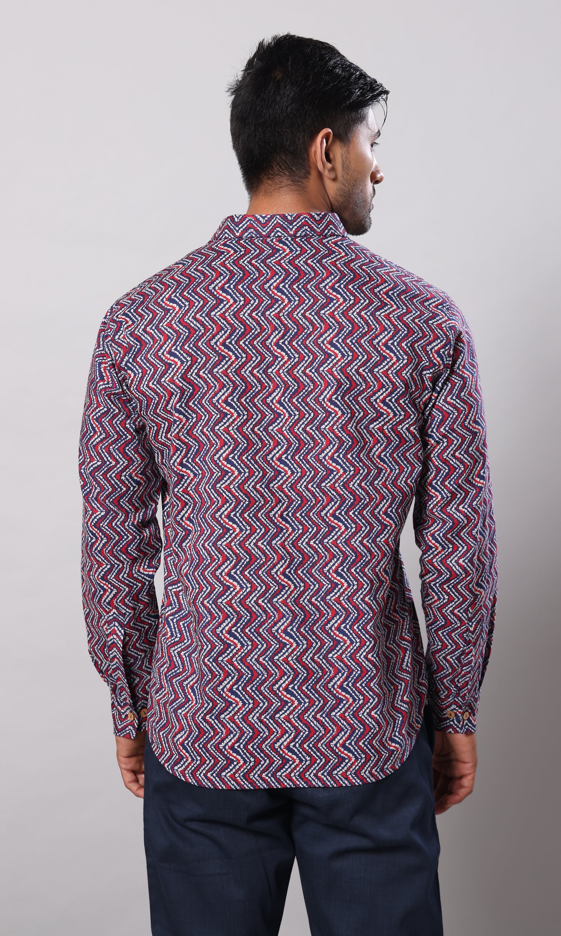 Scarlet Ripples - Maroon