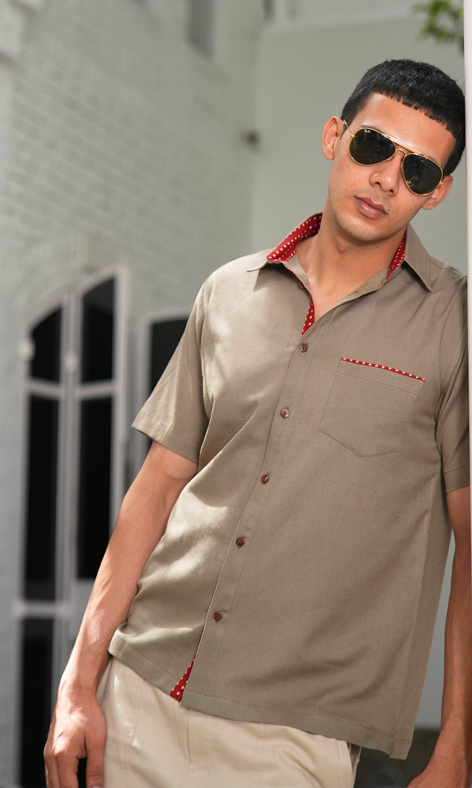 Spanish Sage - Khaki Green Solid