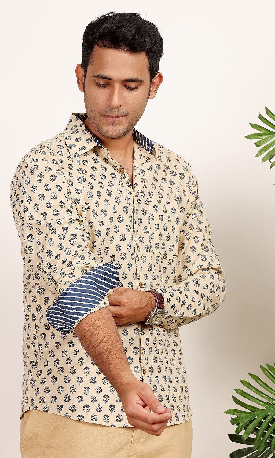 Jaipur ethnic print shirt