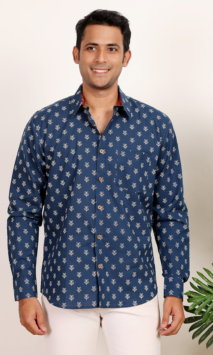 Periwinkle Dark Blue shirt