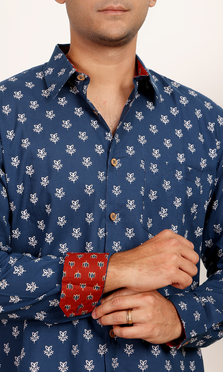 Periwinkle Dark Blue shirt