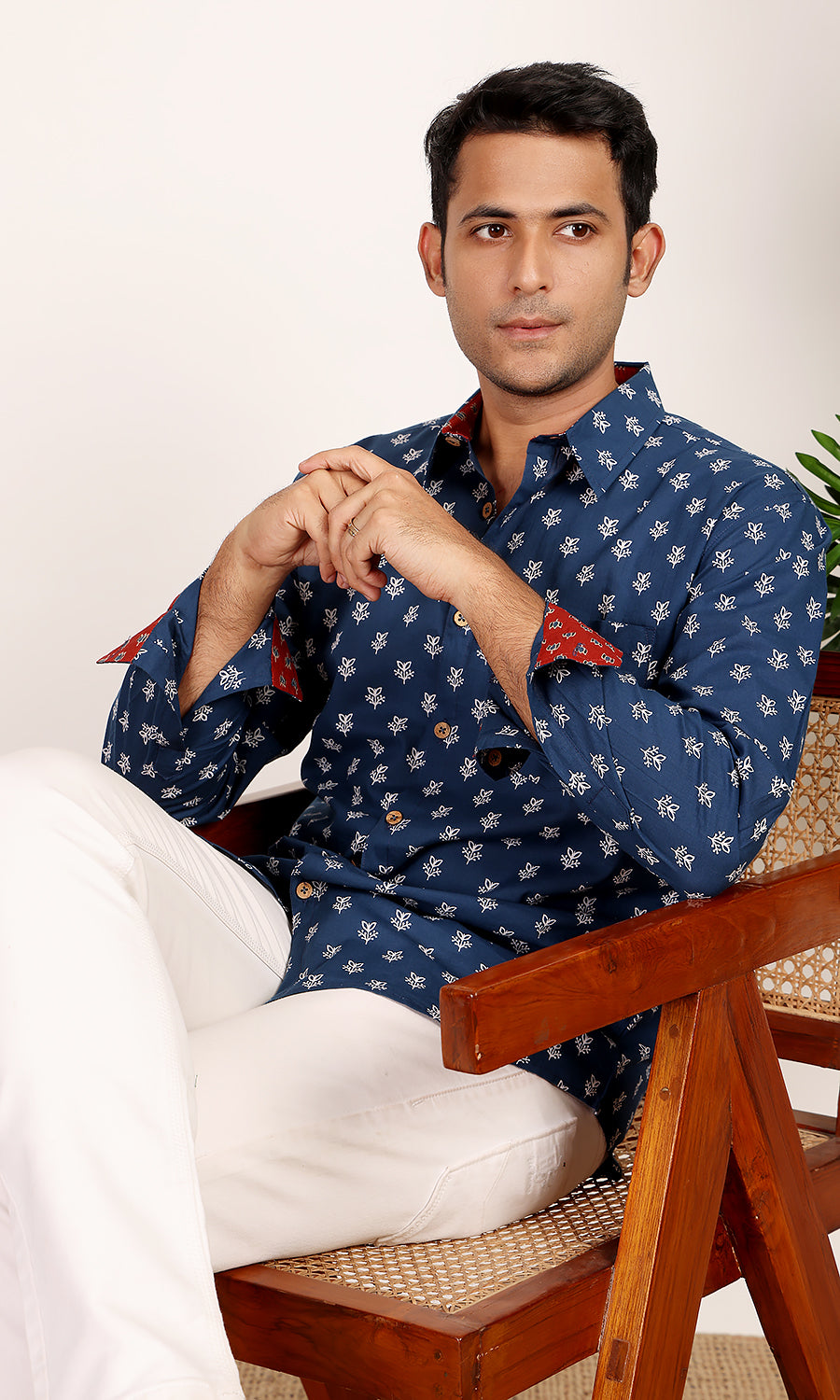 Periwinkle Dark Blue shirt