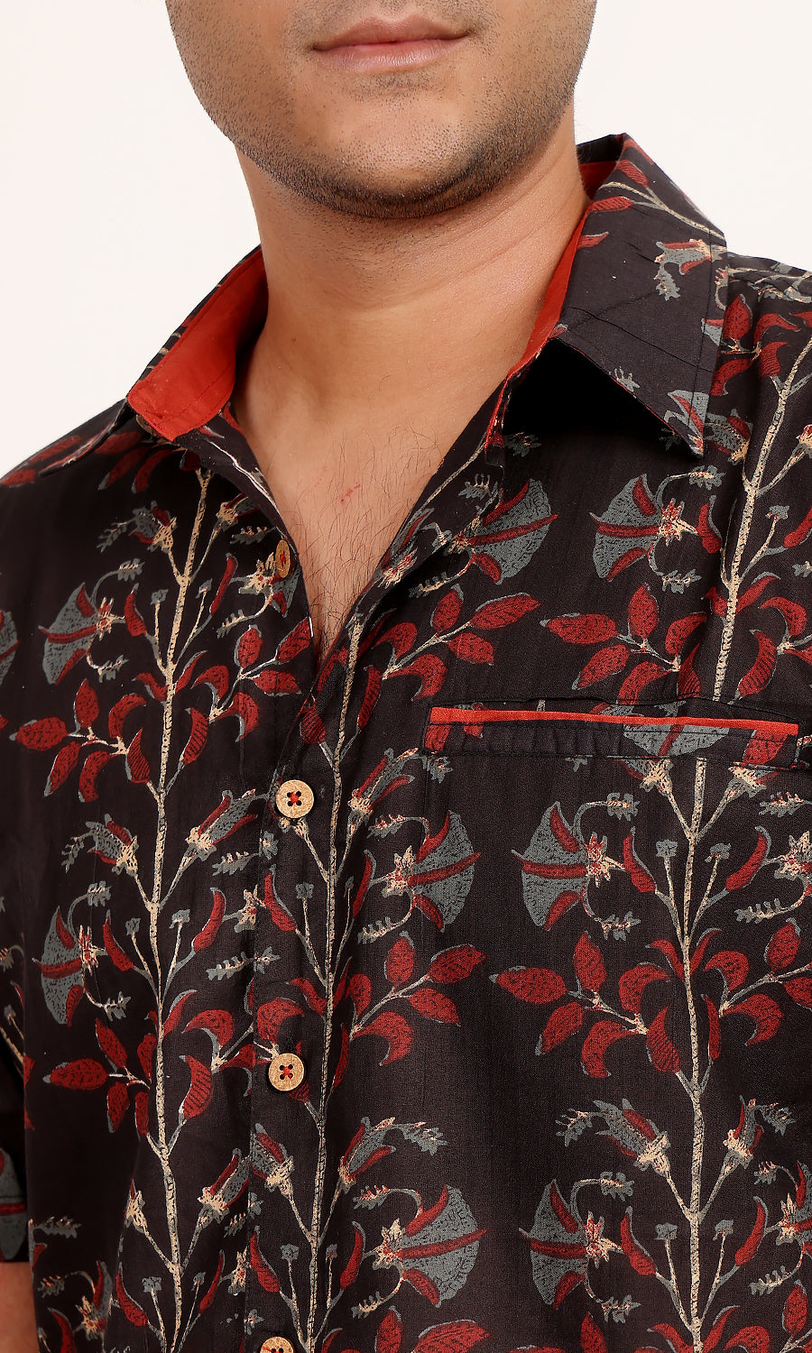 Fox brush printed shirt