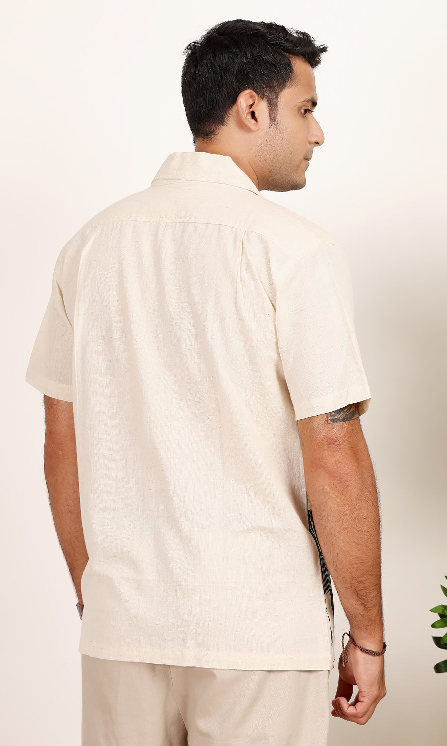 Zulu Off White Patchwork Shirt