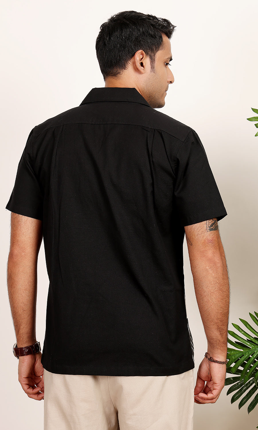 Zulu Black Patchwork Shirt